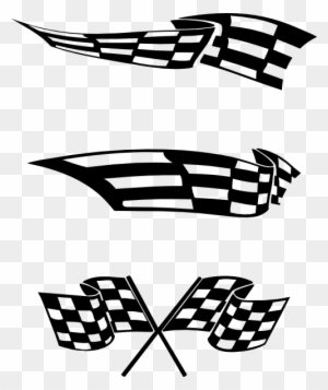 Checkered Flags Clip Art At Clker Com Vector Clip Art - Free Vector Race Flags