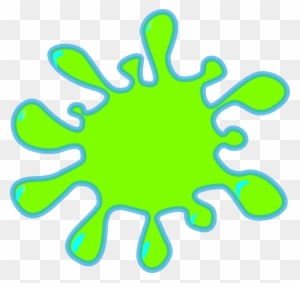 Lime Splash Clip Art At Clker - Color Splash Clip Art