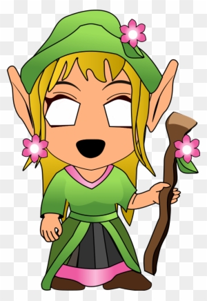 Free Taniael Chibi - Forest Elf Clipart
