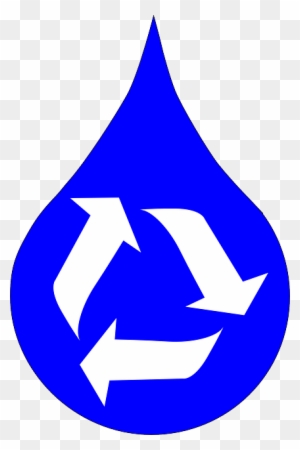 Free Vector Ksd Recycle Water Blue Clip Art - Water Drop Clip Art