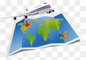 Open - Travel Around The World Clipart