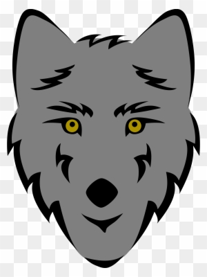 Wolf Clipart - Wolf Head Drawing Simple