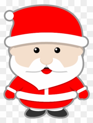 This Cute Santa Claus Clip Art Done In Kawaii-style - Cute Santa Claus Cartoon