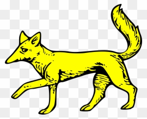 Fox Passant - Coat Of Arms Fox Symbol