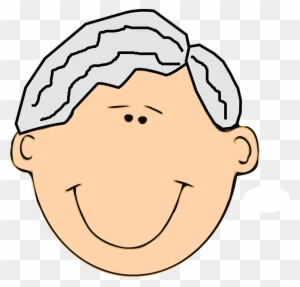 Grandfather Smiling Clip Art At Clker - Happy Boy Face Clipart
