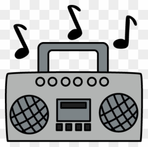 radio clip art black and white