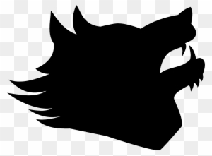 Related Wolf Silhouette Clipart - Wolf Silhouette Head Png