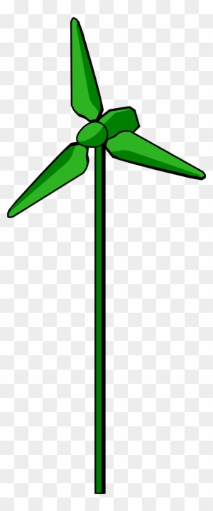 Free Vector Energy Positive Wind Turbine Green Clip - Moving Wind Turbine Animation