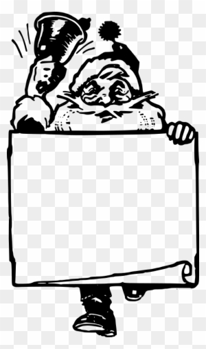 Free Vindictive Santa - Frames Santa Claus Black And White