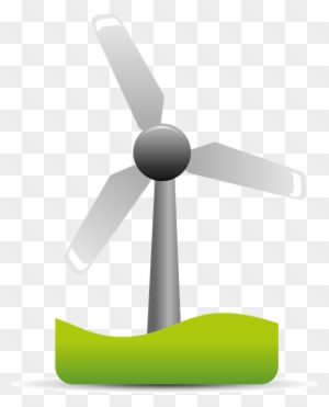 Wind Energy Wind Energy Rotation Wind Turbine - Wind Power Clipart