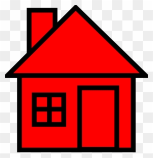 Red-black House Clipart Clip Art At Clker - Red House Clipart