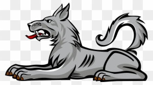 Heraldic Animals Clipart Wolf Pencil And In Color - Code Of Arms Wolf