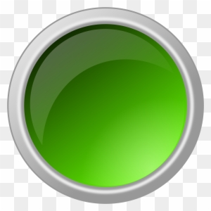 Clipart Glossy Green Button - Small Button