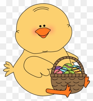 Chick With An Easter Basket - Easter Chick With Basket