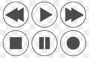 Big Image - Media Player Buttons Png
