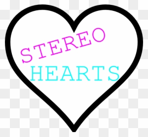 My Stereo Heartttt Clip Art - Heart Template Printable