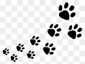 Dog Footprints Clipart