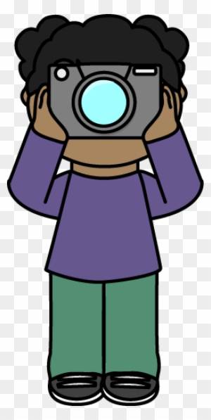 Girl Taking A Picture - Taking Picture Clipart Png