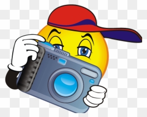 Camera Clip Art And Graphics Free Clipart Images - Smiley Face With Camera
