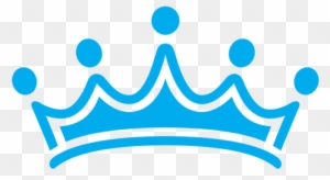King Crown Clip Art Blue - Simple King Crown Drawing