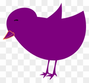 Purple Clipart Chicken - Purple Chicken Clipart