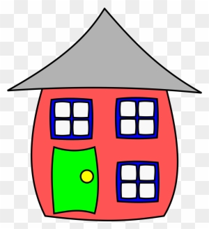 Clipart House001 - Cartoon Home