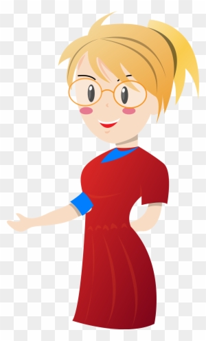 Dress Clipart Teacher - Clipart Woman Teacher