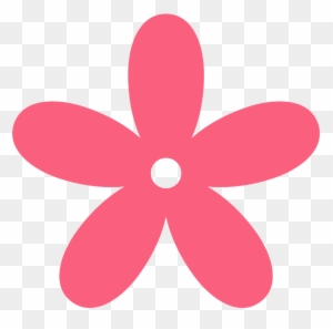 Hot Pink Flower Clipart - Small Flower Clipart
