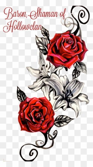 Rose Tattoo Png Clipart - Rose Tattoo Designs