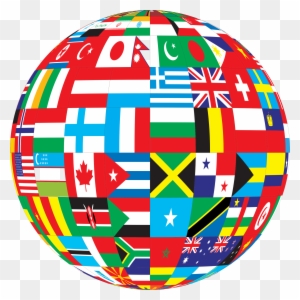 Kenya - Int'l - World Flag Globe Png