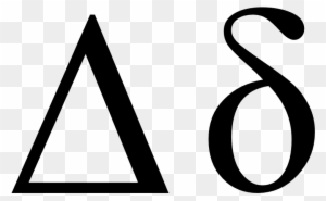 Delta Greek Symbol - Transparent Delta Symbol