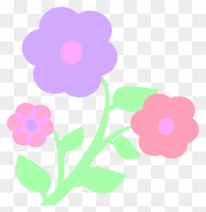 Pastel Flowers Clip Art