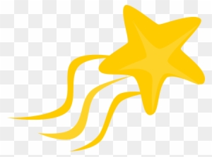 Shooting Star Meteoroid Star Meteorite Yellow - Shooting Star Clipart