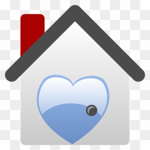 Real House, Home, Icon, Heart, Love, Houses, Estate, - House Clip Art