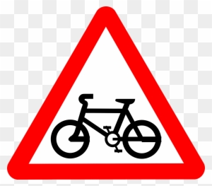 Route Clipart Free For Download - Bicycle Road Sign Transparent