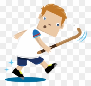 Sport Clipart Field Hockey - Cartoon Field Hockey