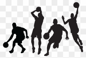 Basketball Jump Shot Sport Clip Art - Basketball Player Silhouette Vector