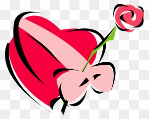 Rose Clipart Valentine's Day - Valentines Gift Clip Art