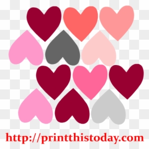 Colorful Hearts Clip Art - Indian Institute Of Education And Business Management