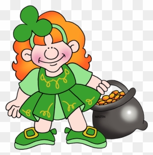 Gold 'n Girl - Leprechaun Girl Free Clipart