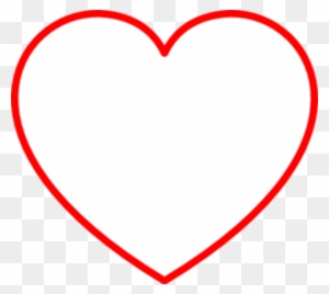 Homey Design Heart Clip Art Outline Red Clipart Md - Red Heart Outline Clipart