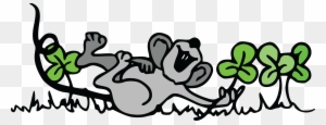 Free Clipart Of A St Patricks Day Mouse Playing In - Free Clipart March