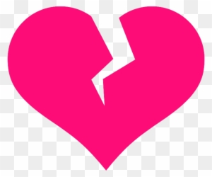 Broken Heart Clip Art - Broken Heart Vector Png