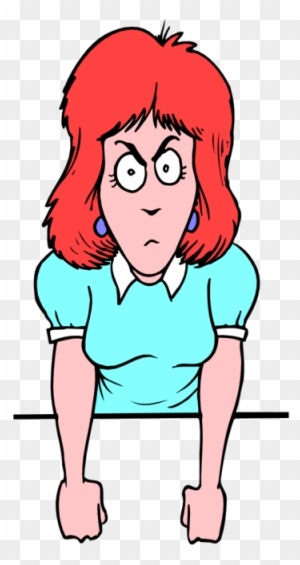 mad woman cartoon