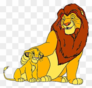 Ang Hari Ng Leon Larawan Father And Son Clipart Hd - Lion King Coloring Pages
