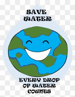Poster For Water Conservation - Save Water Poster Clipart