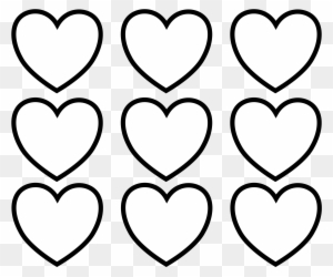 Sure Fire Valentine Hearts To Color Simplistic Images - Valentines Day Hearts Coloring Pages