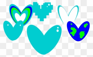 Net » Clip Art » Hart Heart Colour Dark Turquoise - Heart Turquoise