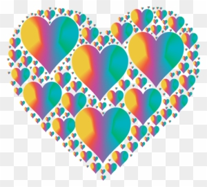 Heart Hearts 3 Love Shape Valentine Romance - Hearts In Heart - Tote Bags