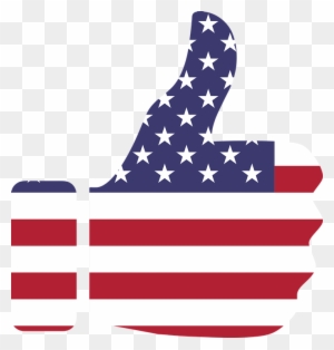 American Flag Thumbs Up